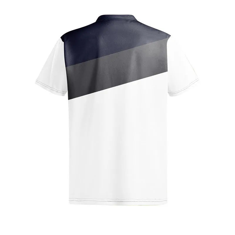 Men's loose fit short sleeve t-shirt with 3D digital printing pattern in colour LM-PL047