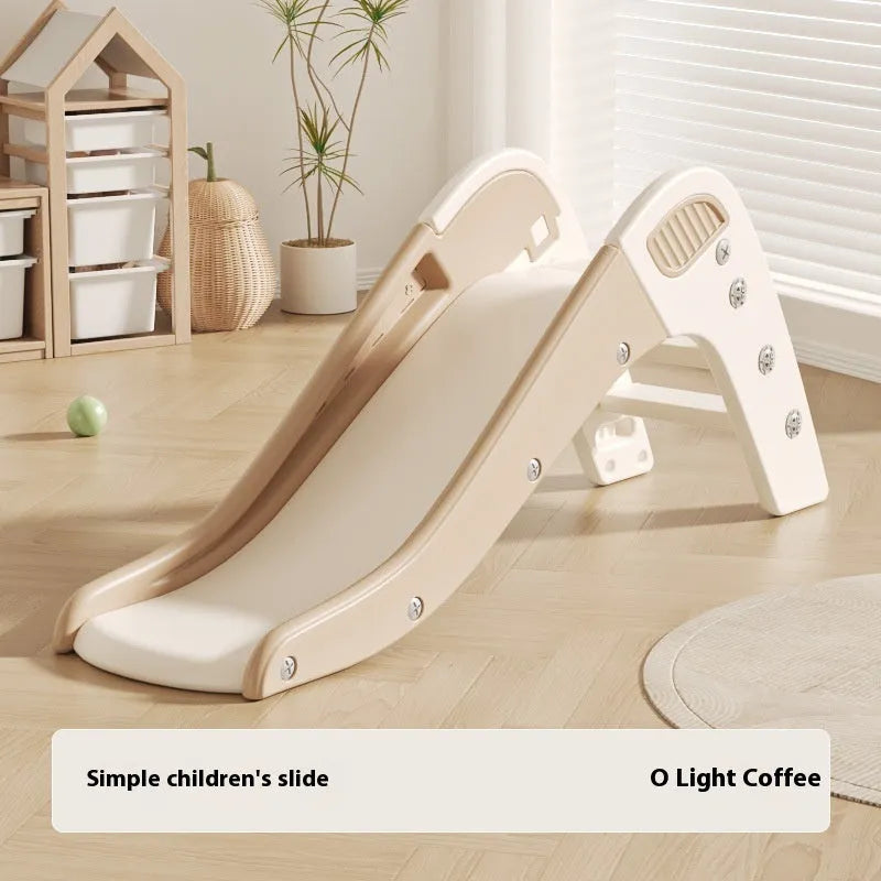 Small plastic indoor slide for babies and toddlers under three years old.
