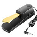 Single sustain pedal for electronic keyboards with ABS plastic housing