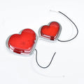 Japanese-style heart-shaped 12V LED auto fender sidelight lamp for car modification