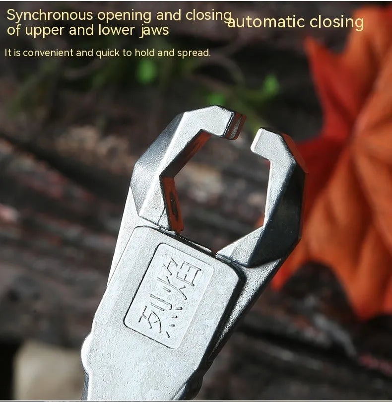 Zinc alloy fishing release aid with two-axis harpoon clip mechanism for terminal tackle management