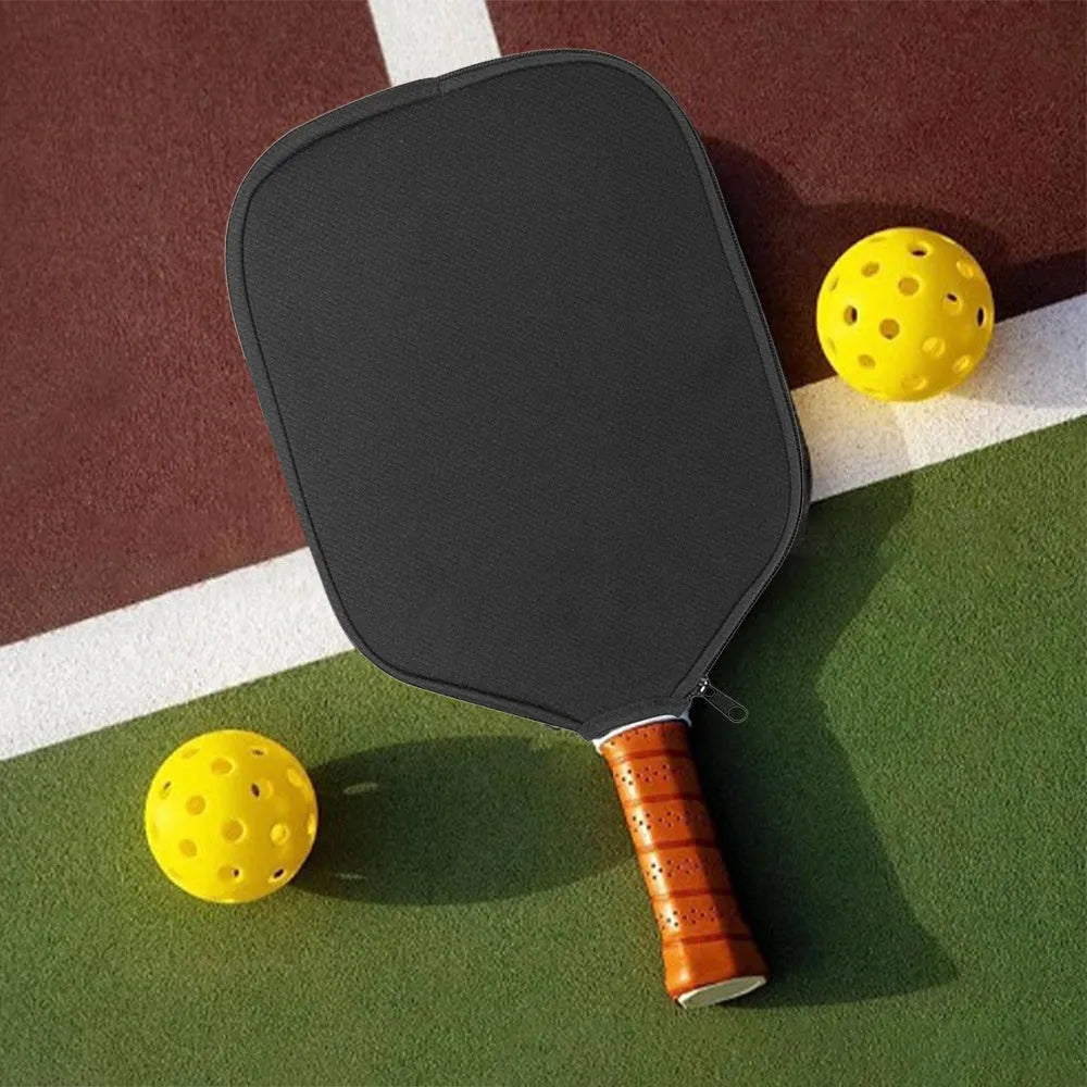 Black neoprene protective sleeve for table tennis racket equipment padding