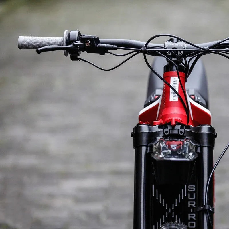 Black stainless steel electronic throttle handle with cable connector for Light Bee S scooter replacement