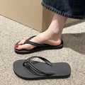 Men's PVC flip flops in a covered toe style on a light background, showing colour options.