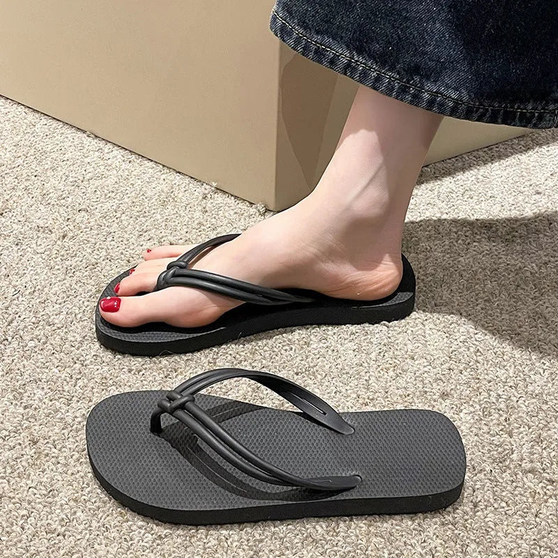 Men's PVC flip flops in a covered toe style on a light background, showing colour options.