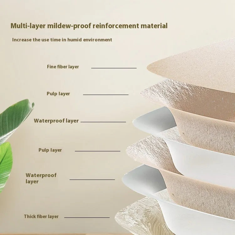 Brown disposable waterproof cat litter box with biodegradable materials shown in three size variations