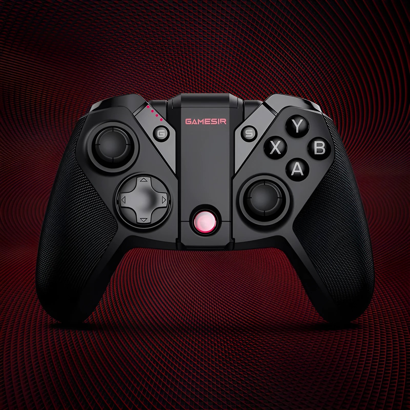 Black Gaishi chicken Type-C wired game controller with vibration function