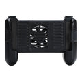 Black cooling Bluetooth game controller for iPhone with 157mm length and 10-hour battery