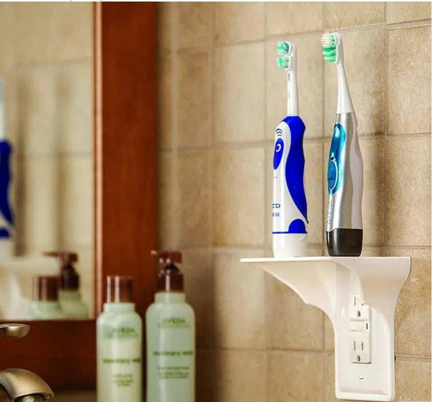 White polypropylene socket storage rack for organising 1/4-inch drive tools.