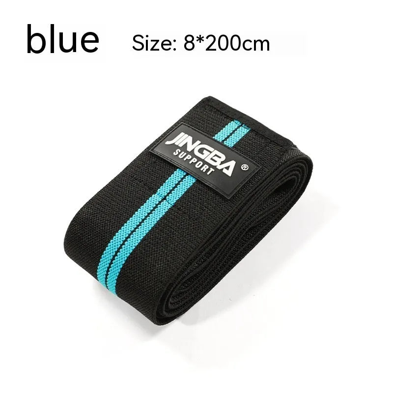 Adjustable adult knee pads in blue, red, yellow or grey for weightlifting and multiple sports