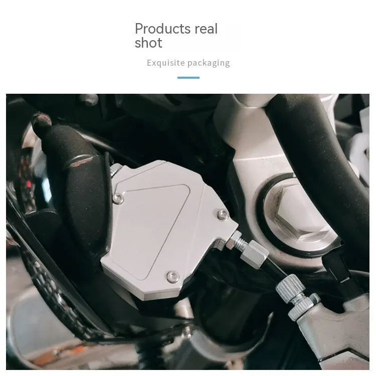 Aluminium alloy motorcycle labour-saving clutch box in multiple colours including red, blue, gold, black, orange, and silver.