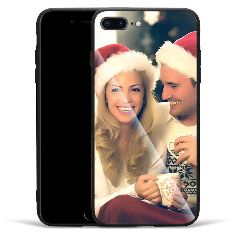 Slim protective case for iPhone with raised bumper edge around screen and camera.