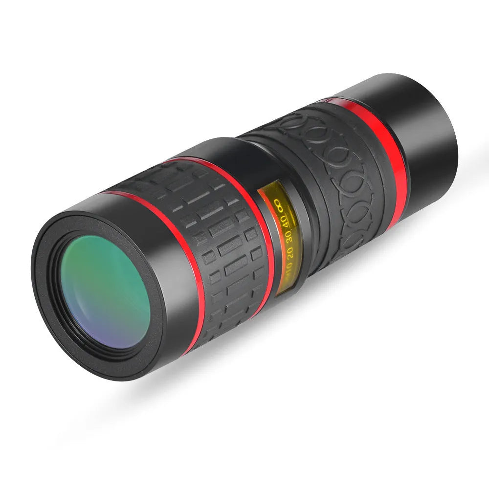 20x mobile phone telescope with universal clip and plastic housing for smartphone camera magnification