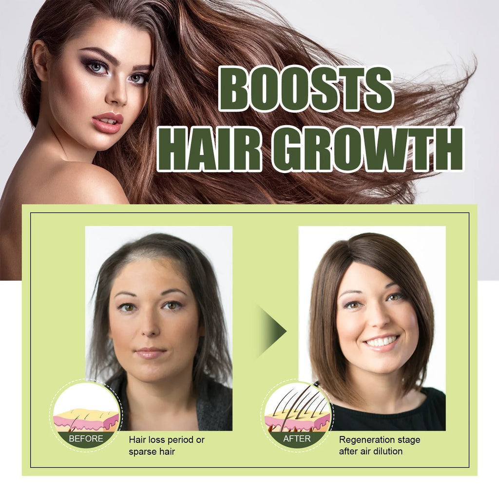60ml bottle of anti-fall repair hair oil for softening and moisturising dry hair ends.