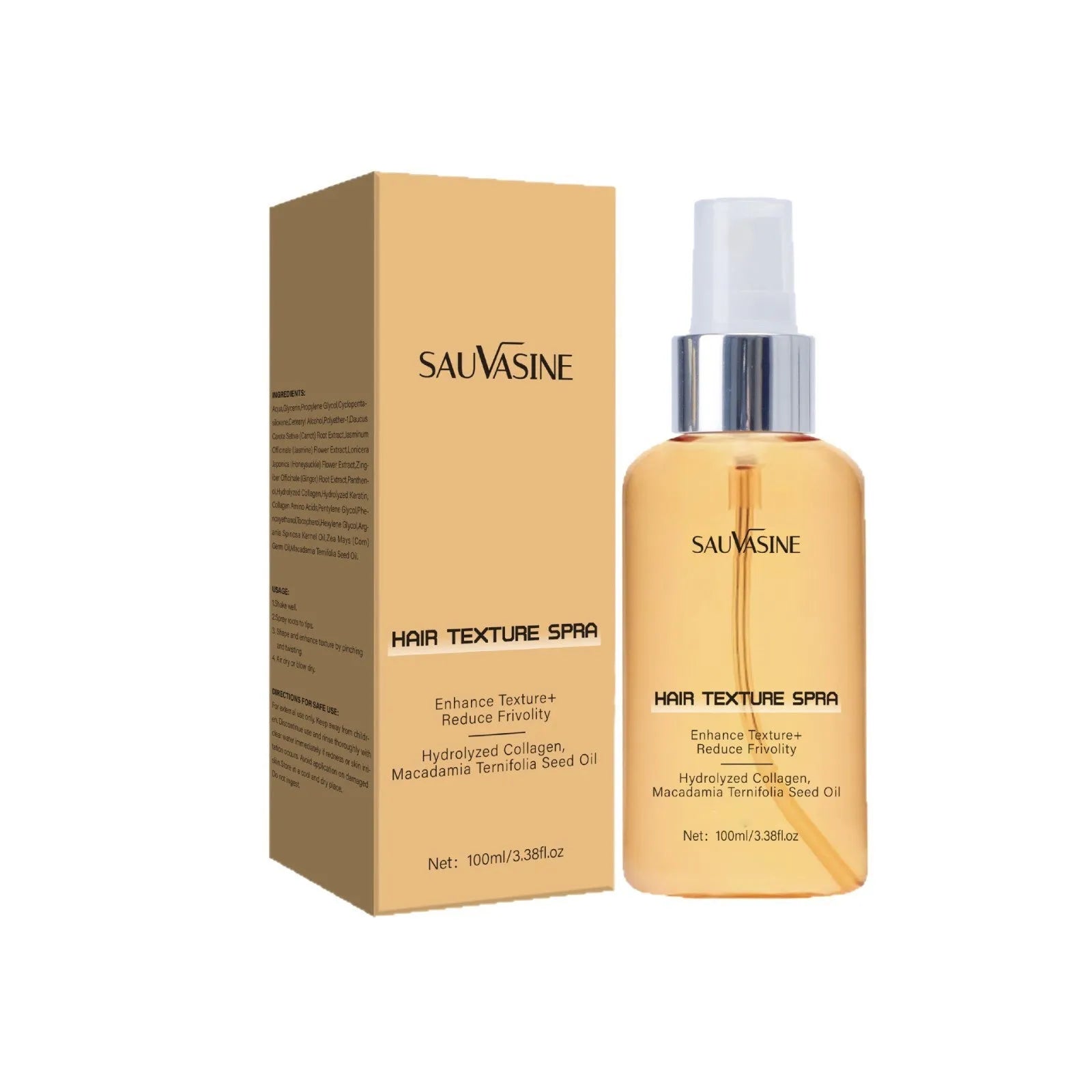 100ml scalp care spray bottle for frizz reduction and moisturising with SWX-248 export classification