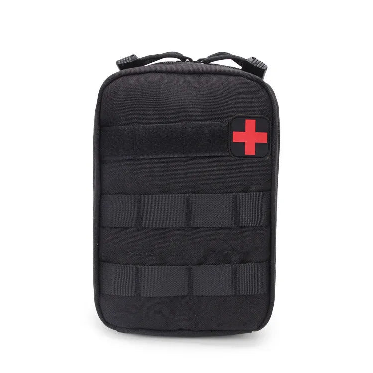 Tactical nylon medical accessory pouch with Velcro closure in multiple colour options