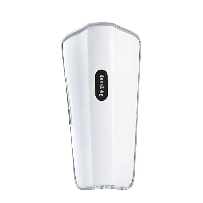 White plastic pulse calf massager with infrared physiotherapy and electrotherapy functions