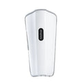 White plastic pulse calf massager with infrared physiotherapy and electrotherapy functions