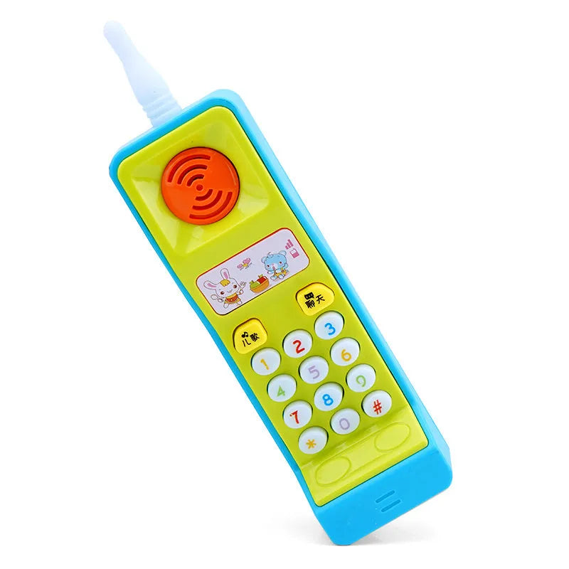 Children's educational toy with cartoon animal design featuring sound and light functions for 3 year olds
