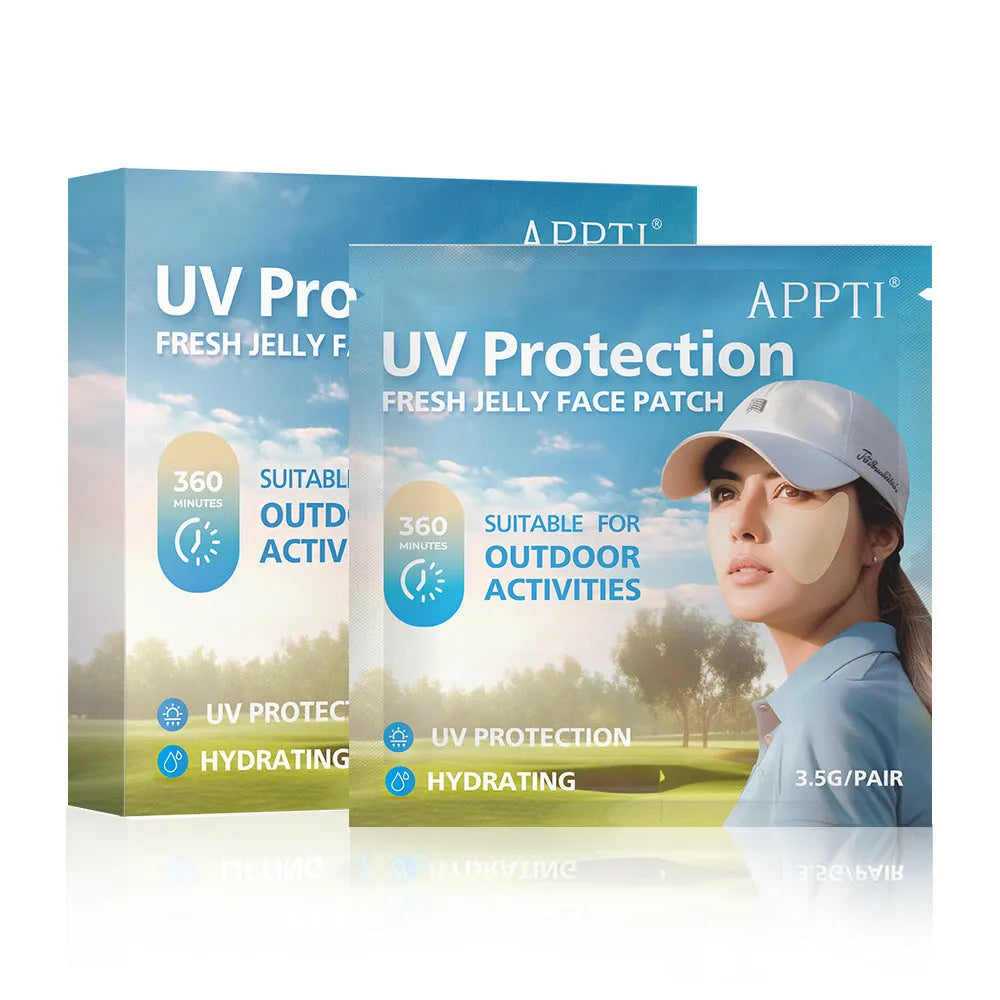 UV-proof outdoor sports eyes mask for universal skin types with 5ml application per pair