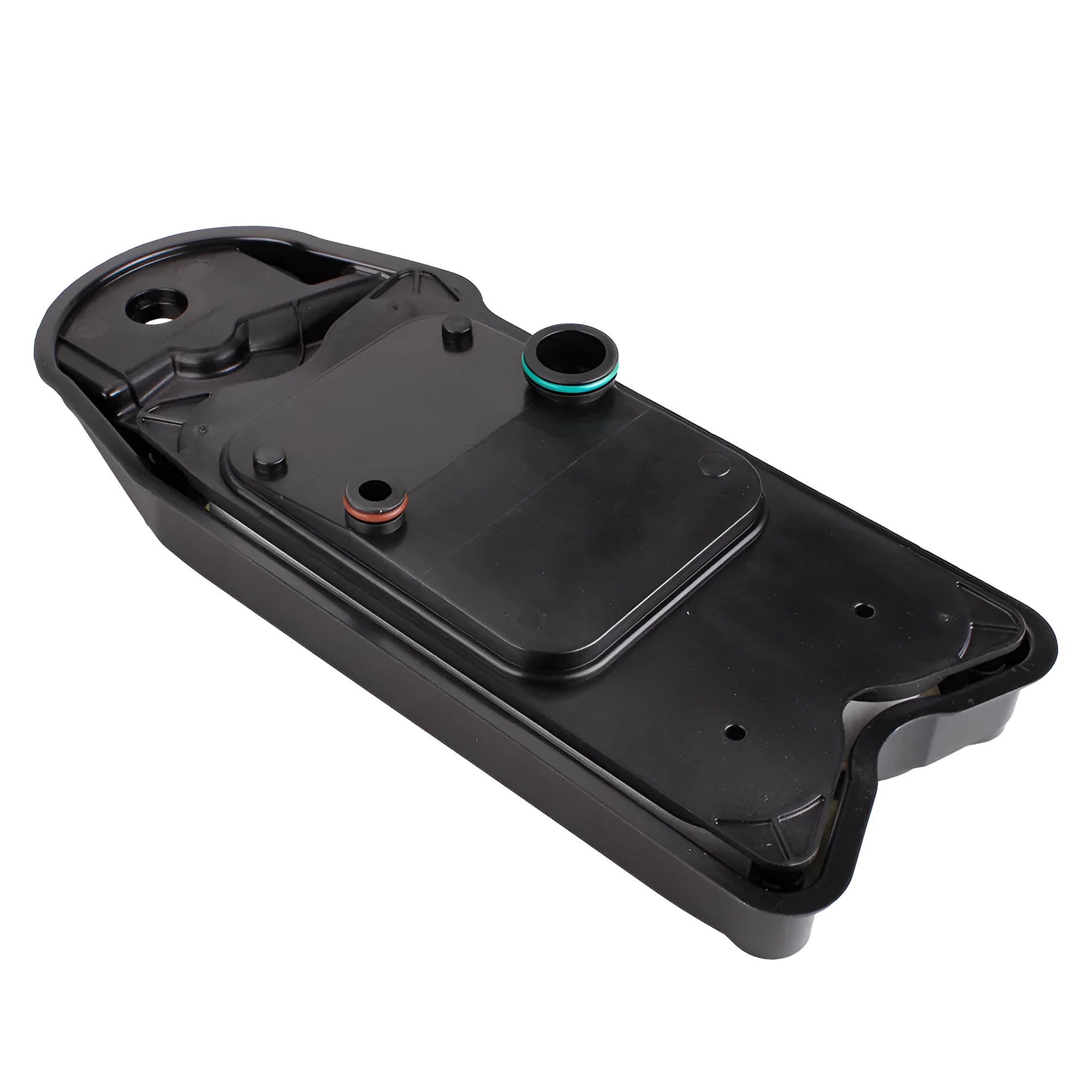 Black crankcase ventilation filter for Ram 2500-5500 with 6.7L Cummins diesel engine