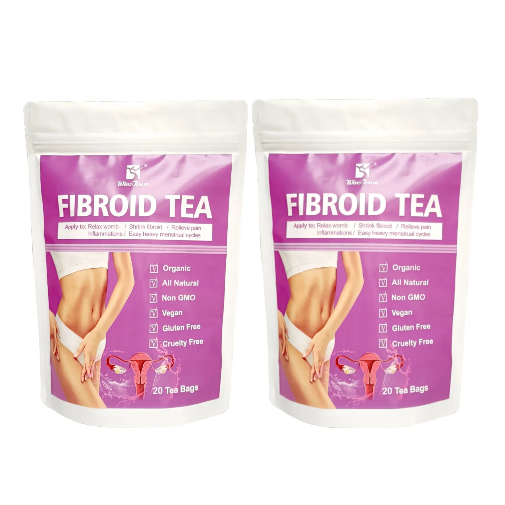 Herbal tea fibroid tea bag with C83 Winstown packaging specification