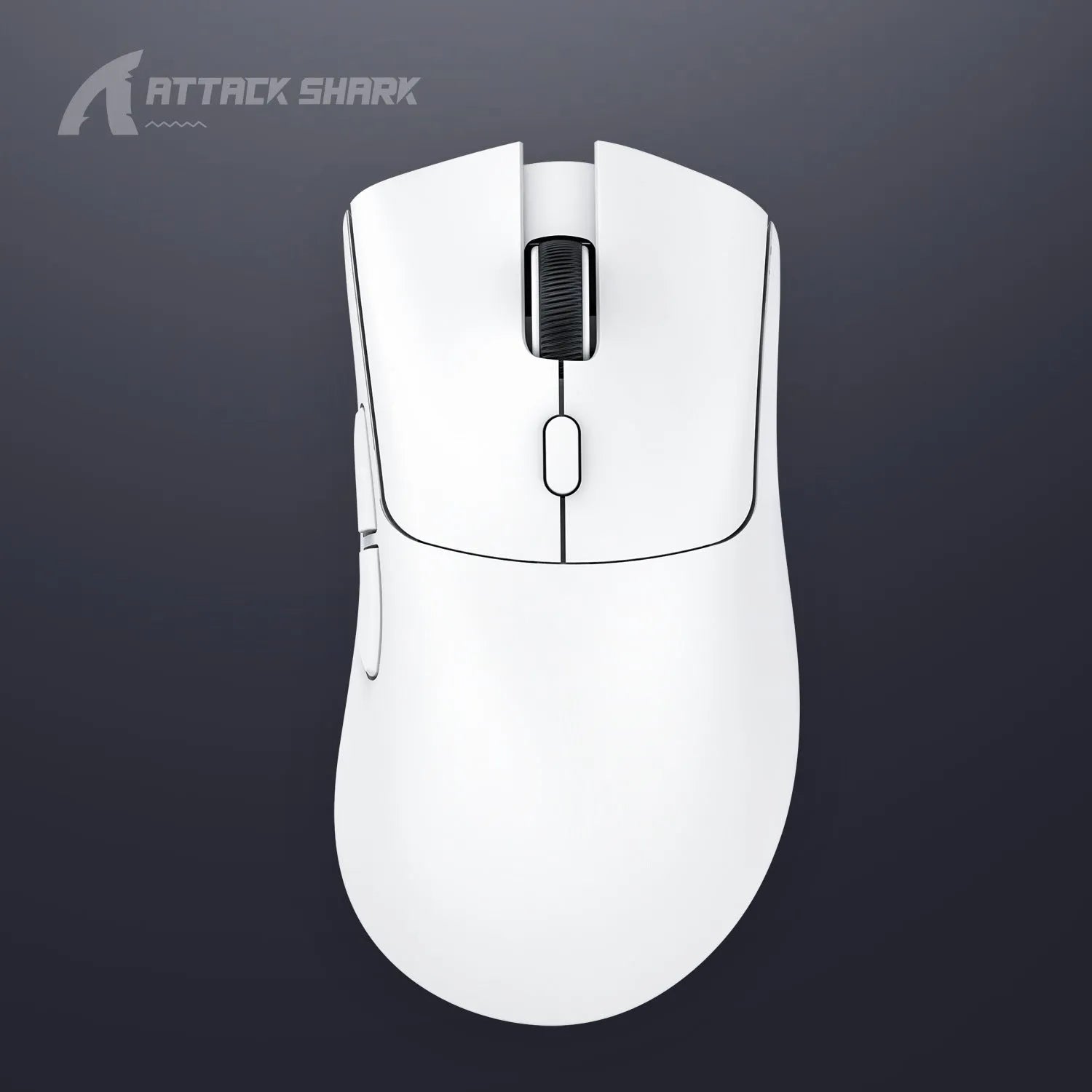 Attack Shark wireless gaming and office mouse in black, red, or white colour options.