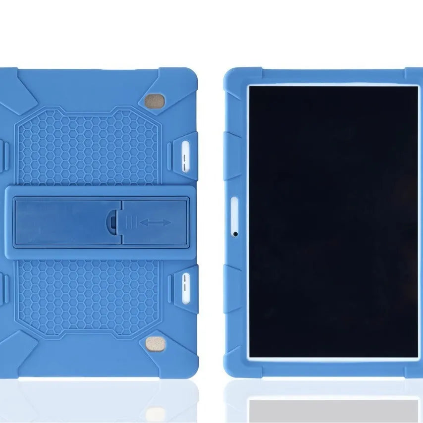 Little Overlord H10 ProM20 silicone protective case for 10.1-inch tablet in multiple colours with kickstand.