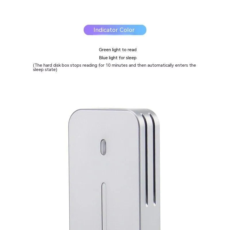 Aluminum alloy 10Gbps SSD enclosure with dual-protocol support for NVMe and NGFF drives