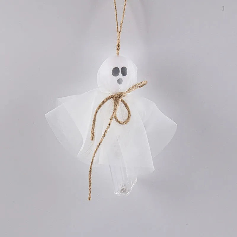 Halloween LED lighting chain with battery box, shown in a ghost-themed colour for venue decoration.