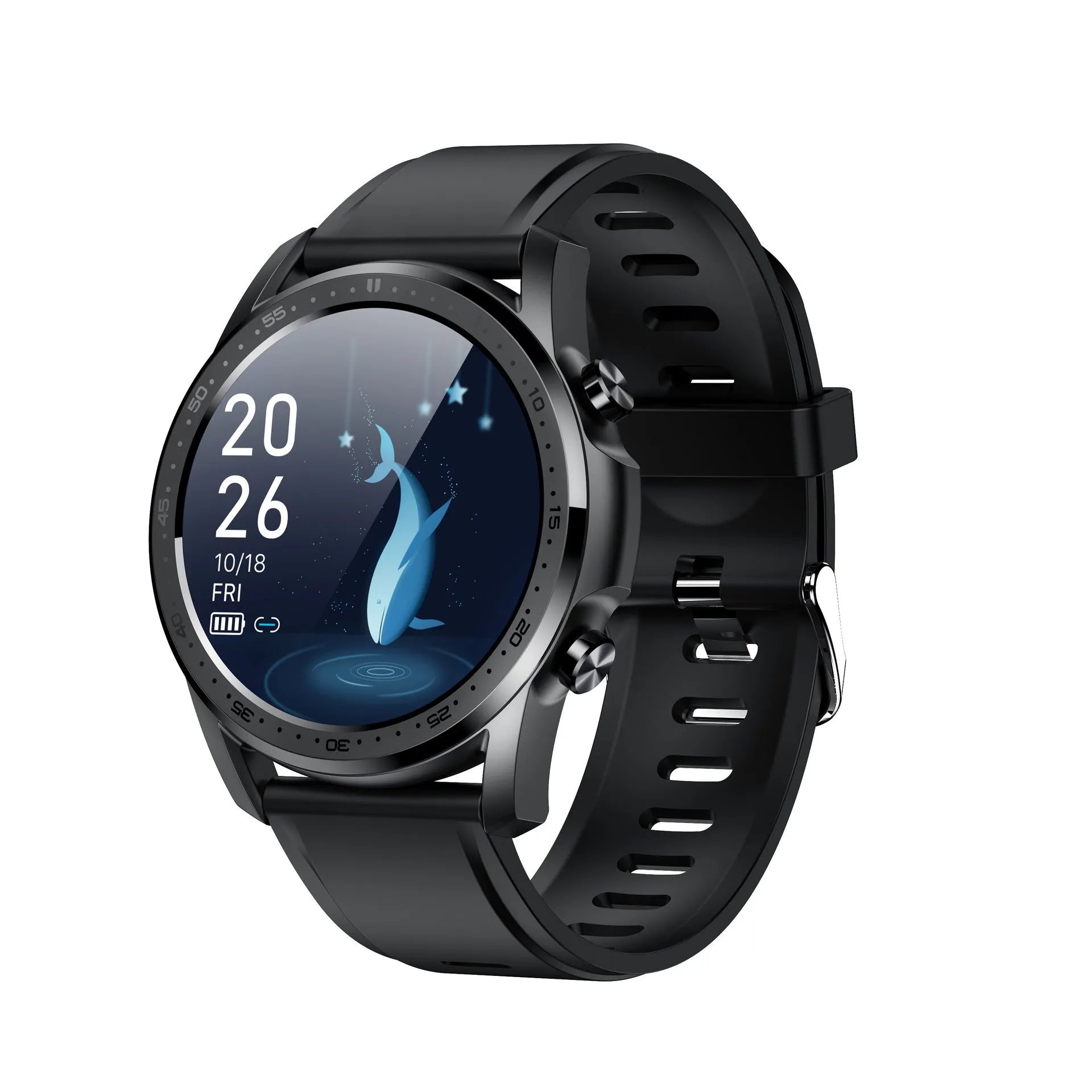 Youth2 Body Temperature Smart Bracelet with 1.3-inch screen in zinc alloy case, shown on wrist.