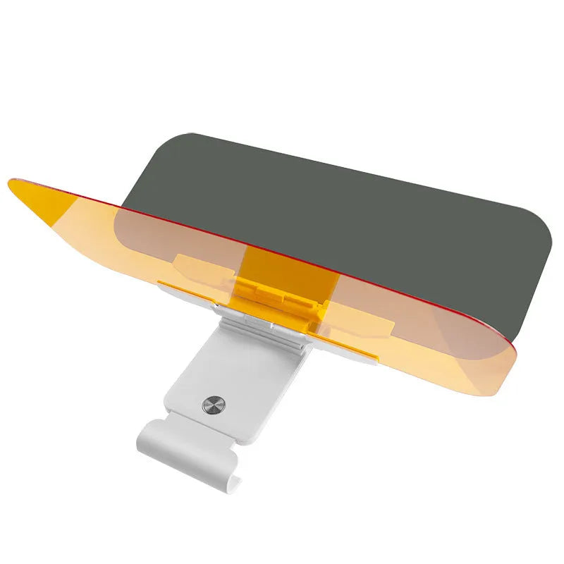 Anti-high beam goggles car sun visor with acrylic lens and telescopic installation system