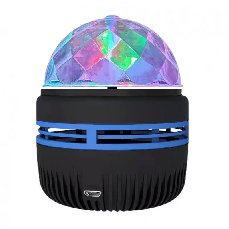Mini crystal magic ball starry sky aurora water pattern projection light with USB cable