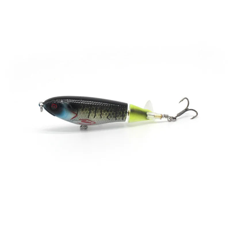7.5cm long bionic fishing lure bait for road fishing shown in one of its five colour variations