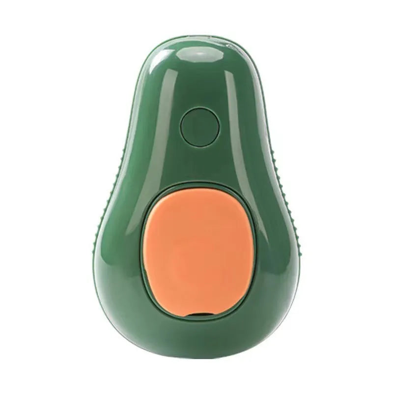 Pet grooming comb with spray function, massage features, and steam capabilities for hair removal