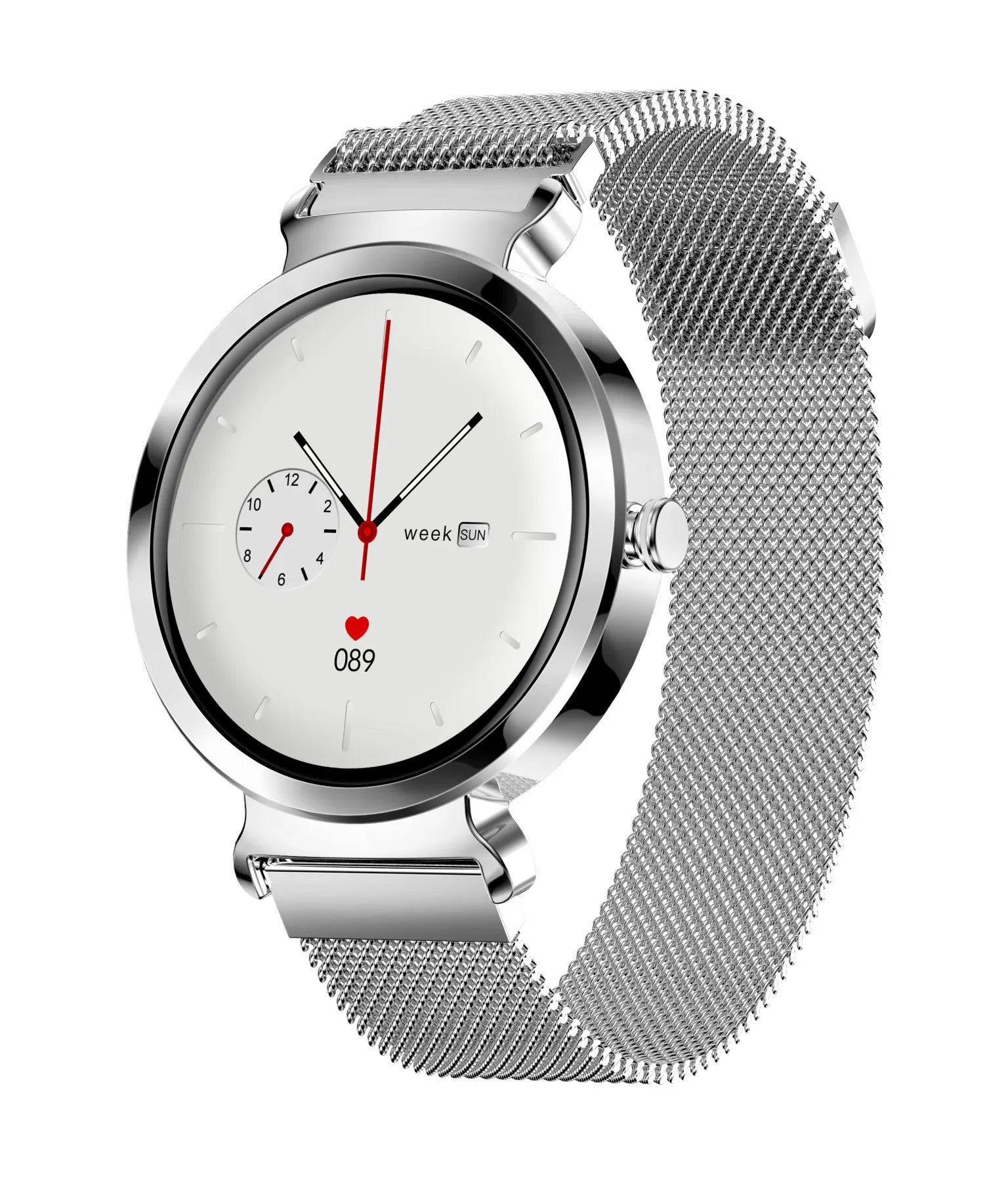 Zinc alloy smart bracelet with 1.28-inch colour display on wrist