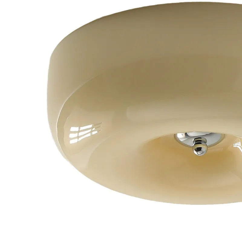 Cream coloured American style bedroom ceiling light with three colour temperature settings