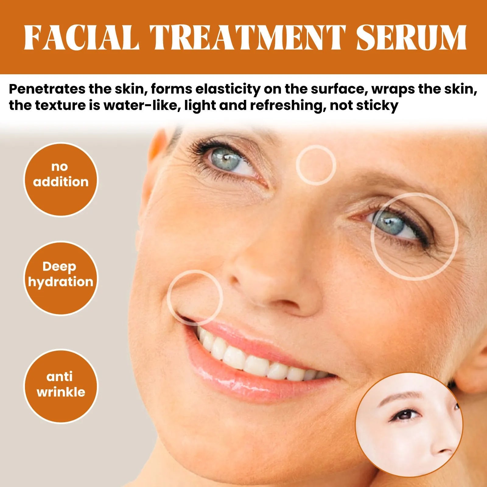 Boxed 30ml Retinol Anti-Wrinkle Essence Spray bottle for facial fine line reduction.