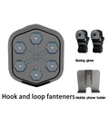 Black smart music boxing machine with Bluetooth connection and Velcro paper style design