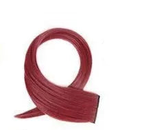 Long curly gradient hair wig patch in mixed silk material, showing 60cm length and vibrant colour options.