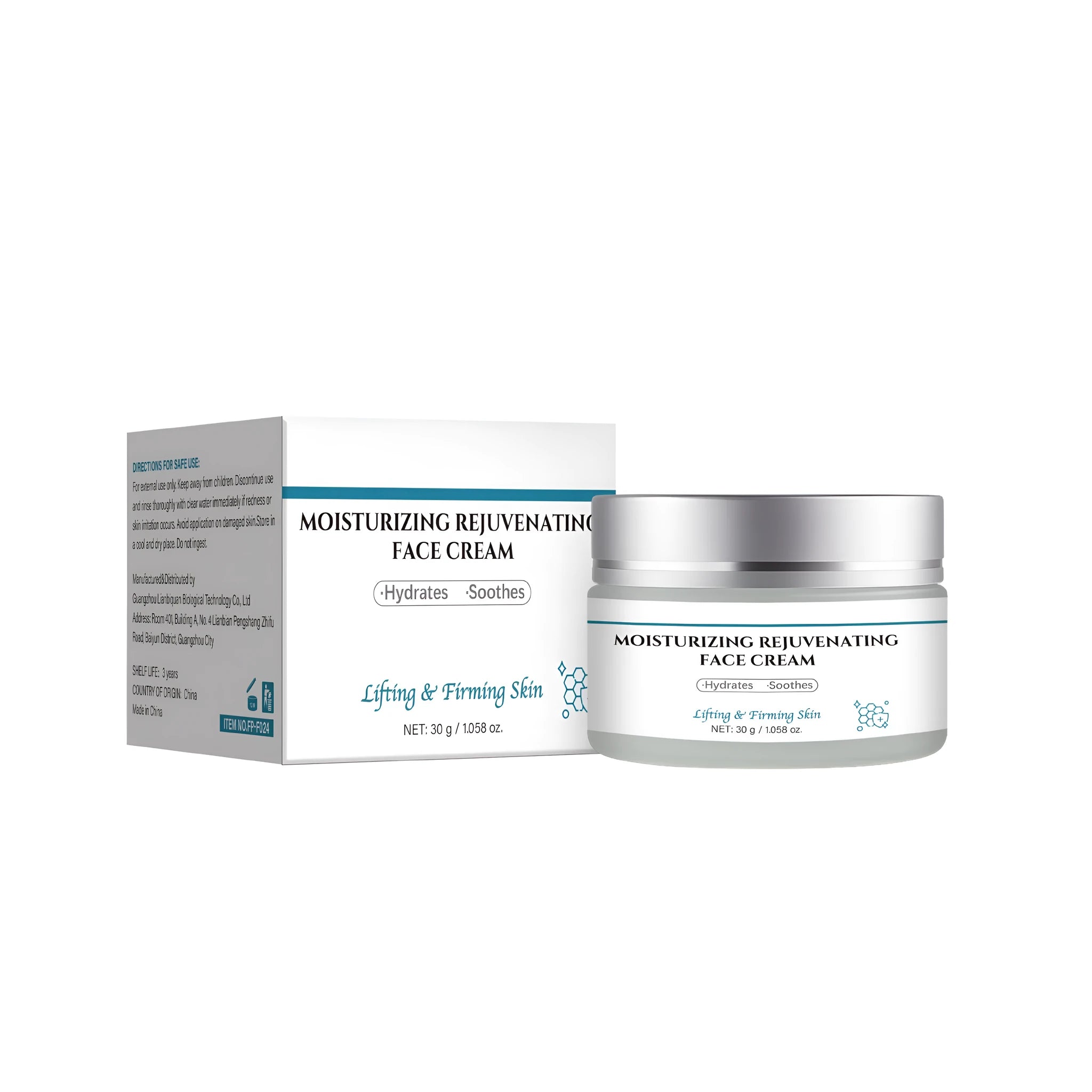 30g tube of anti-aging face cream for wrinkles and fine lines daily treatment