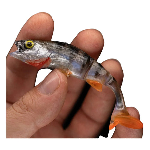 T-tail catfish fishing lures in fish colour pattern soft plastic baits for sea and freshwater angling