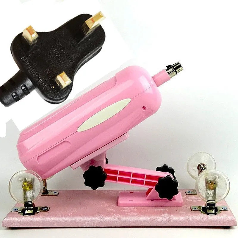 Bobb women's automatic telescopic thrusting sex tool in purple, black, and pink colours