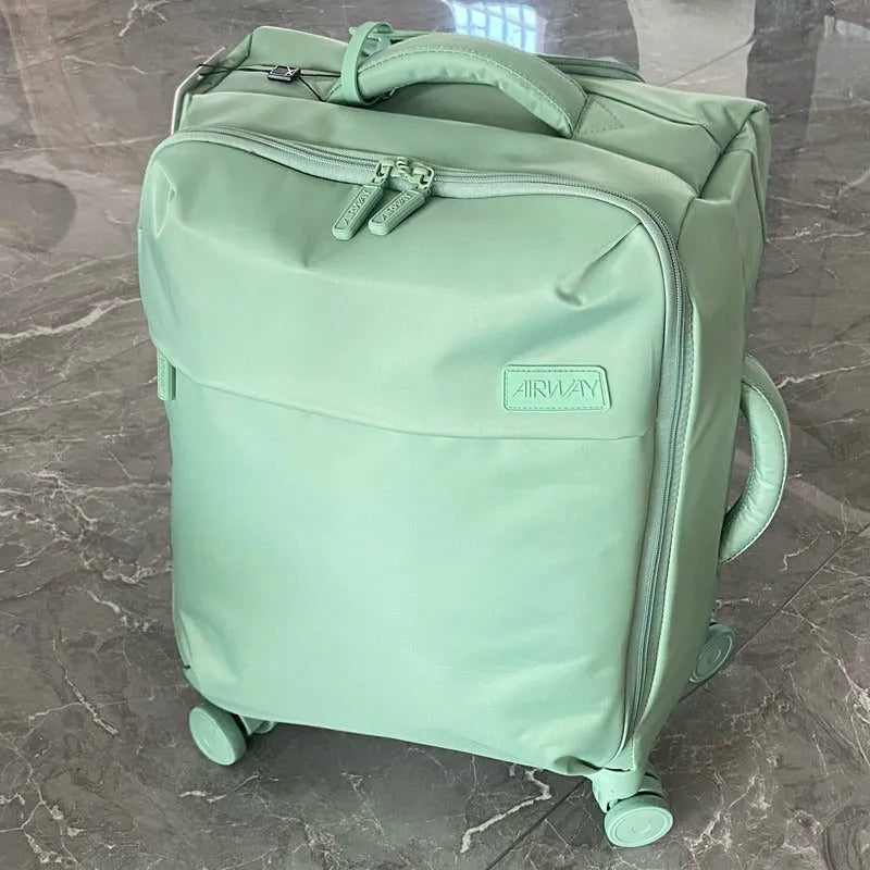 Ultra-light waterproof Oxford cloth suitcase with universal wheels in a choice of colours