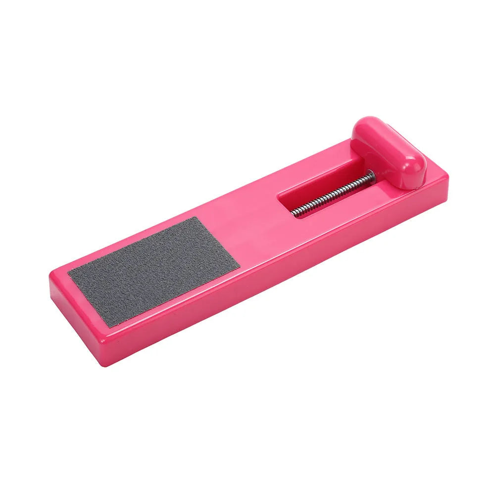 Pink and white ballet foot rotation trainer for instep strength and dancer conditioning