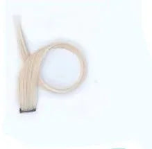 Long curly gradient hair wig patch in mixed silk material, showing 60cm length and vibrant colour options.