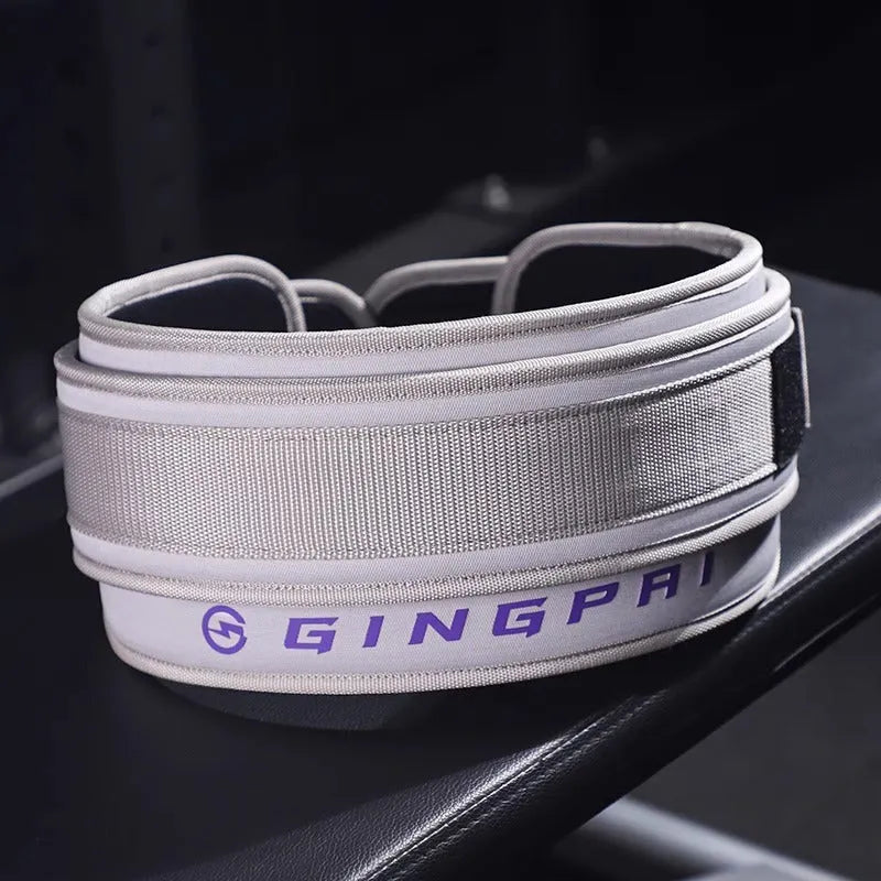 Adjustable weightlifting protection belt for abdominal support during squat and deadlift exercises