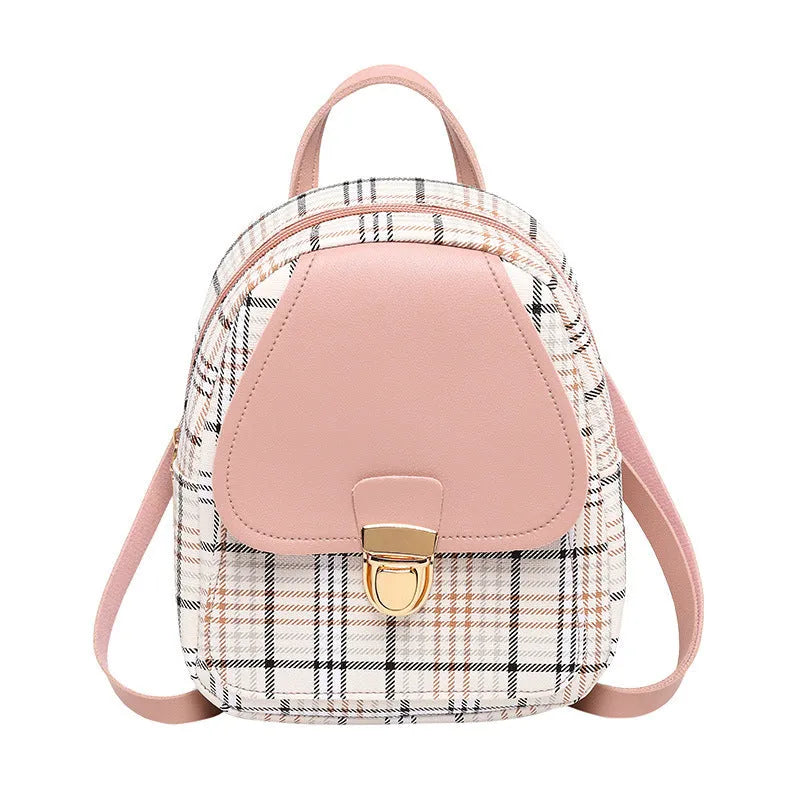 PU material diagonal phone bag with shoulder strap in five colour options
