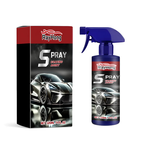 Car polishing spray with auto refresh coating in 10.7*7cm box packaging