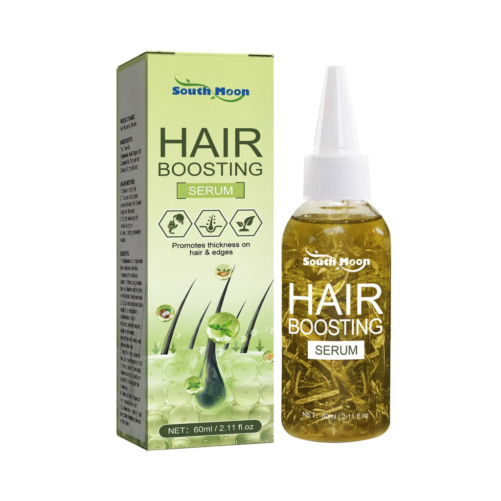 60ml bottle of anti-fall repair hair oil for softening and moisturising dry hair ends.